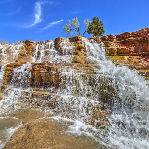 Toquerville Falls verkennen