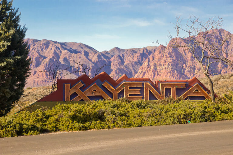 Panneau d'entrée Kayenta Art Village