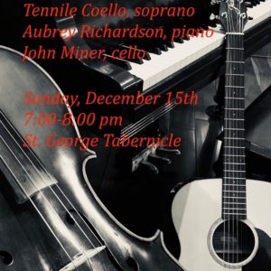 Flyer for Dec. 15th Tabernacle performance