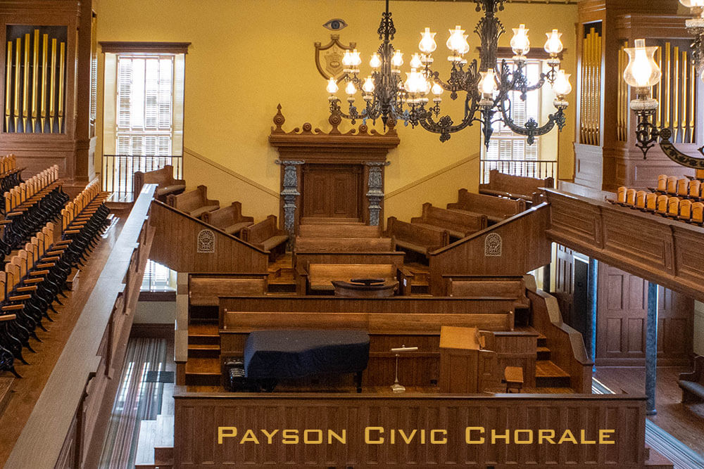 Poster: Payson Civic Chorale - St. George Tabernacle