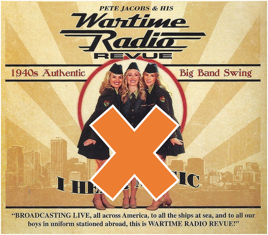 three girls singing with orange x