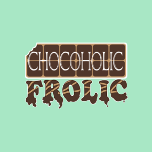 Brown letters with green background