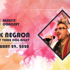 pink and orange background with mans face