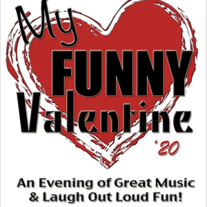 White background with big red heart and black letters