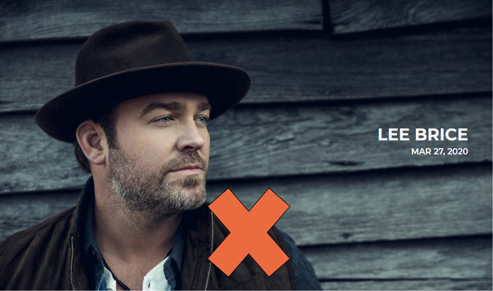 lee brice canceled
