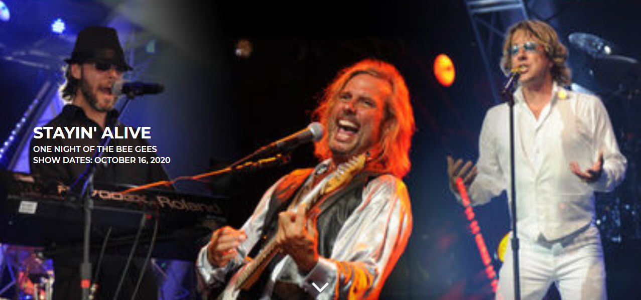 stayin alive bee gees concert