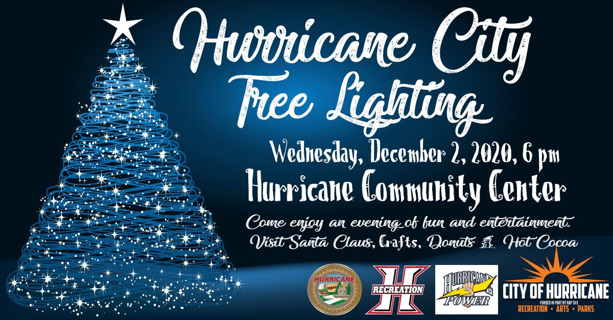 hurricane city tree lighting