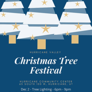hurricane rec tree festival flyer