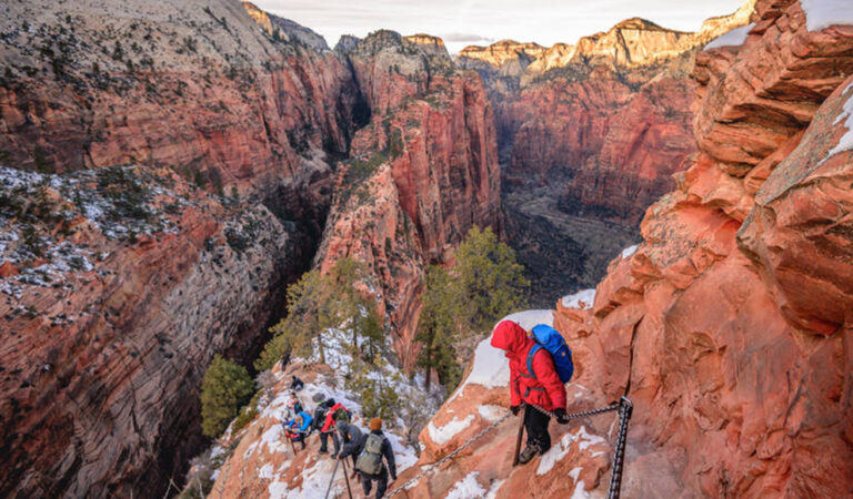 Een van de grootste nationale parken van Amerika is deze winter vrijwel leeg, Greater Zion